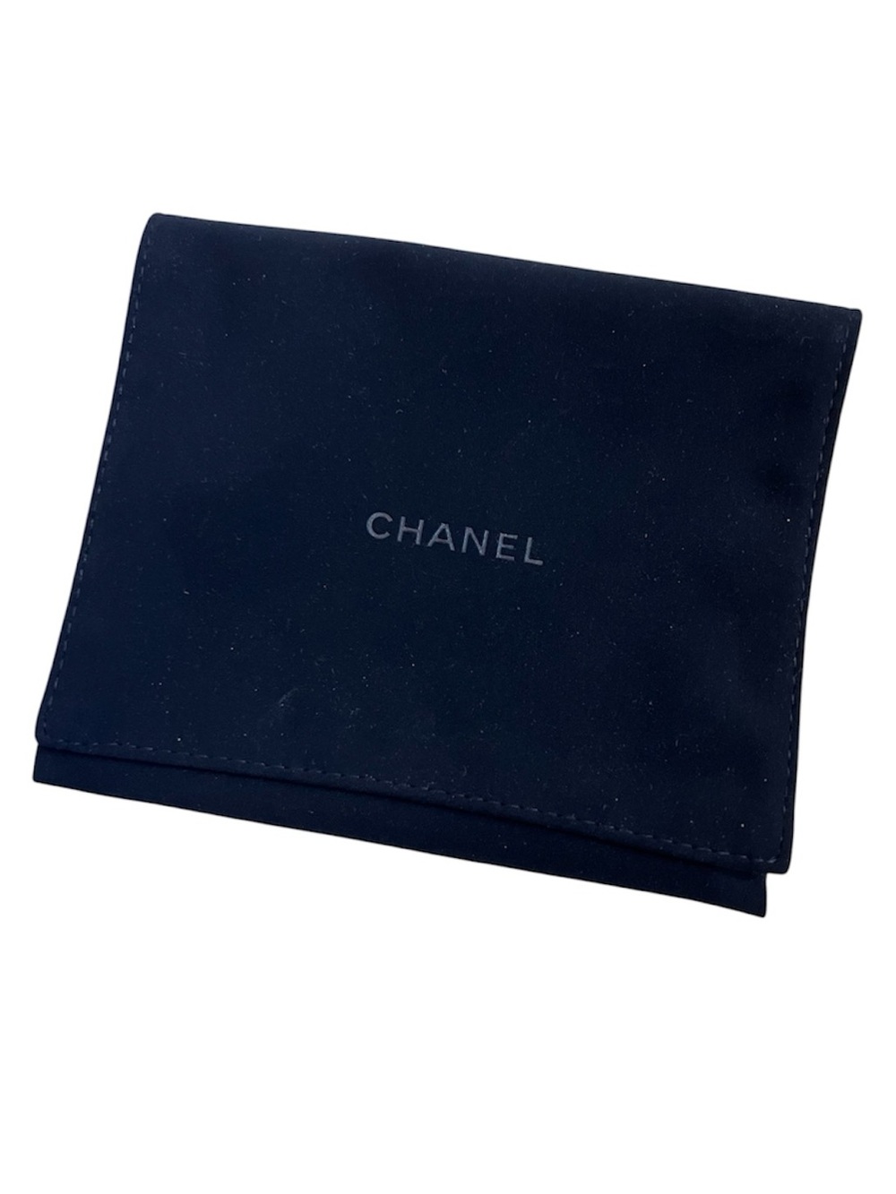 CHANEL Dustbag Flap Wallet WOC Card Holder Black Small Mini